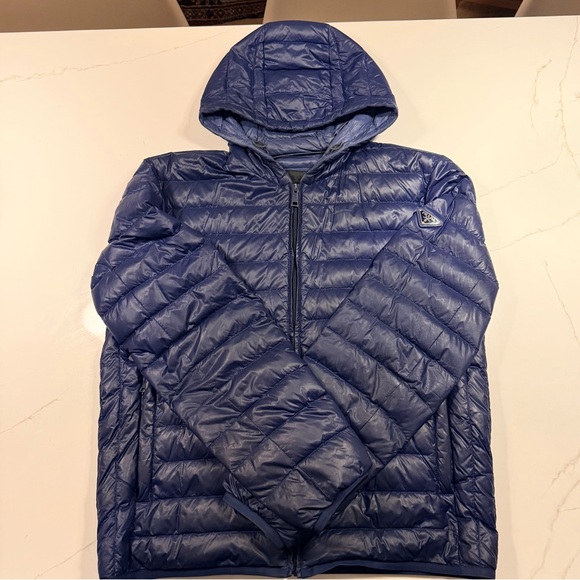 Prada Navy Quilted Puffer Jacket - Picture 2 of 9